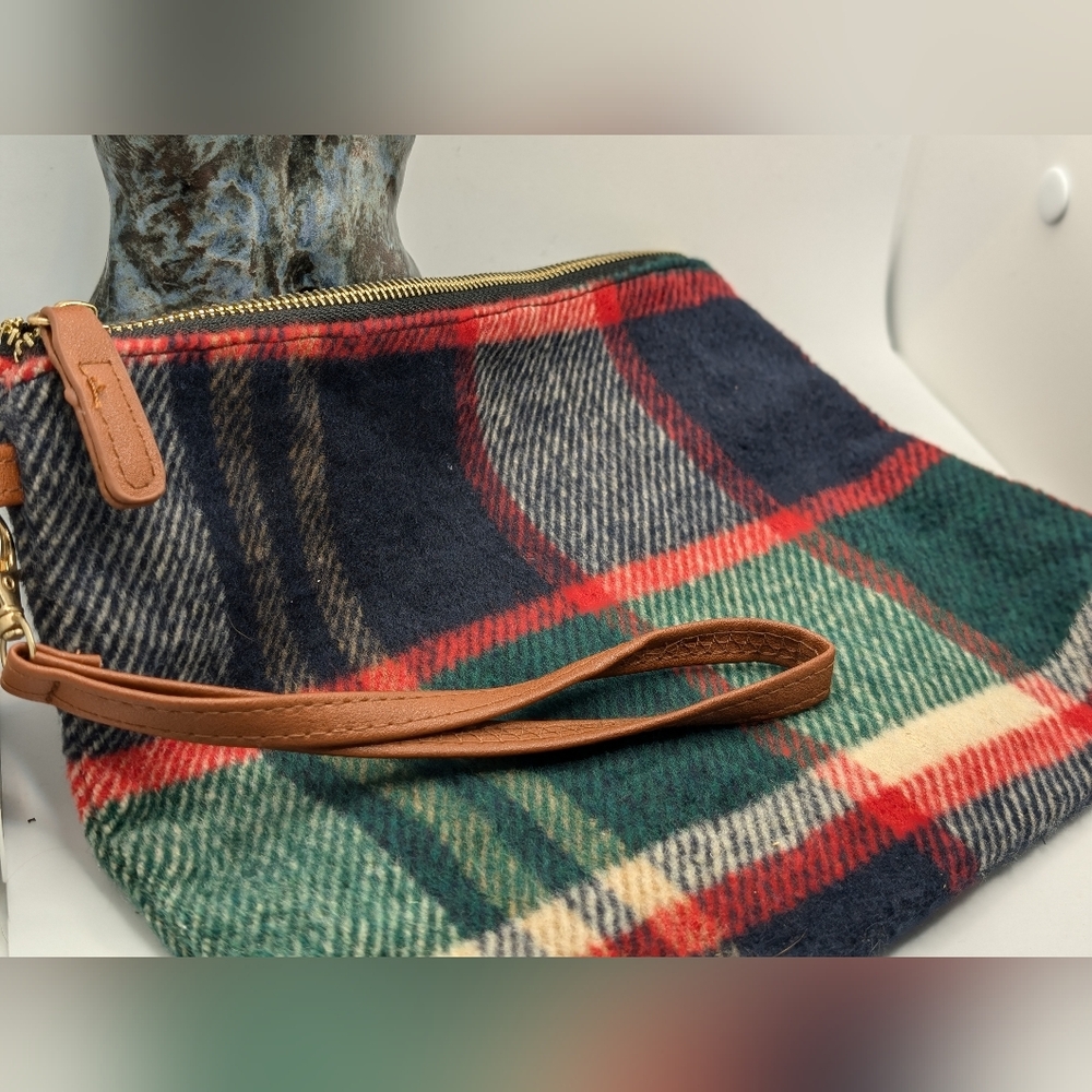 Plaid clutch / wristlet from TIA